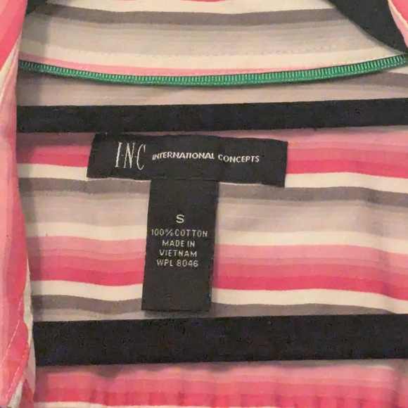 INC Striped Shirt - Picture 3 of 3